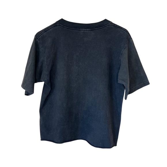 Vintage Oneita NASCAR FMO Gold Wings Cropped T Shirt Single Stitch M - Picture 2 of 6